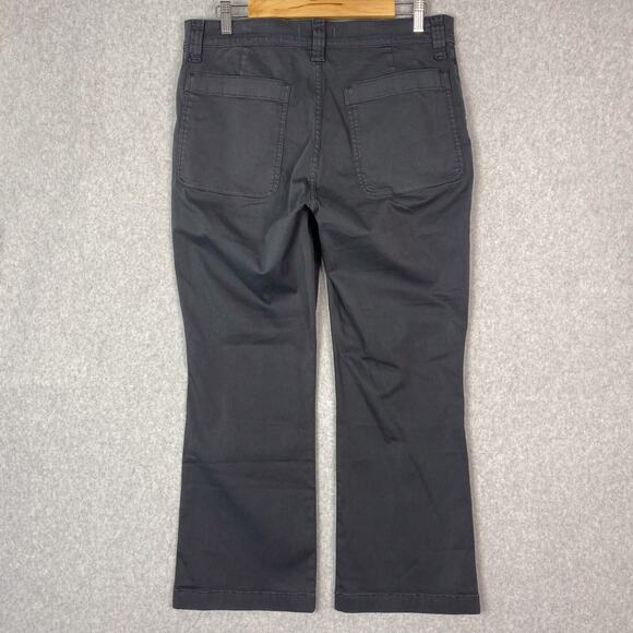 Madewell Womens 31 Kick Out Crop Pants in Dark Pavement - Picture 5 of 10